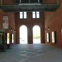 Color photos, 11, of walkway outside Hoboken Historical Museum, various dates, 2006.