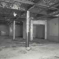 Digital image of B+W photo of former Maxwell House Coffee plant interior, Soluble Building, 3rd floor, Hoboken, 2003.