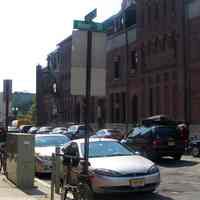          16: View southeast of the north facade on Newark St.
   