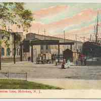 Postcard: Holland American (sic - America) Line, Hoboken, N.J. Postmarked Nov. 18, 1907