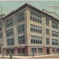 Postcard: Public School No. 9, Hoboken, N.J. Postmarked Hoboken, January 21, 1913.