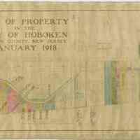 Map of Property In the City of Hoboken, Hudson County, New Jersey, Jan. 1918.