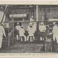 Postcard: Photograph of Interior of the Keystone Dairy Co.