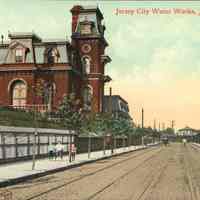 Postcard: Jersey City Water Works, Jersey City, NJ