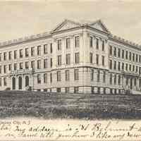 Postcard: Dickinson High School, Jersey City, NJ