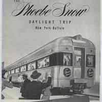 Timetable: The Phoebe Snow. Daylight Trip, New York - Buffalo. Lackawanna R.R. (N.Y.), ca. Jan. 1960.