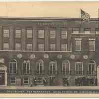 Postcard: Deutsches Seemannshaus, 60-64 Hudson St., Hoboken; Seamen