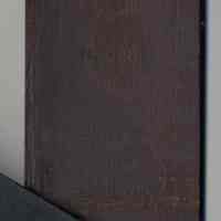          detail maker's marks on black
   