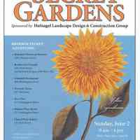 Poster: Secret Gardens, HHM, Sunday June 2, 2013.