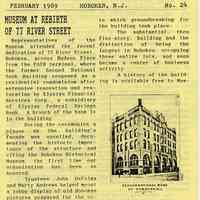 Hoboken Historical Museum Newsletter [First Series], Volume 2, No. 24, February, 1989.