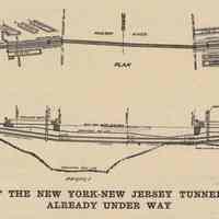          detail pg 231 of Profile and Plan of the New York-New Jersey Tunnel
   