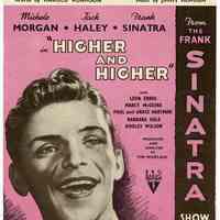 Sheet music (Sinatra image): I Couldn