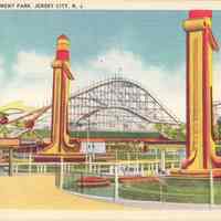 Postcard: Palisades Amusement Park, Jersey City, NJ