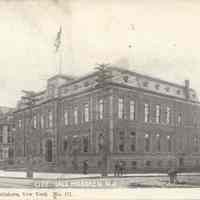 Postcard: City Hall, Hoboken, NJ
