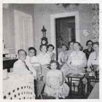          detail photo left center: Club members inside 1217 Garden St.
   