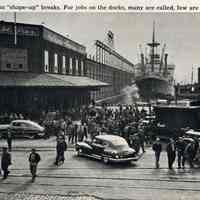          detail photo pg [43]: Fifth Street Pier; Holland America Line
   