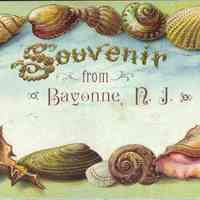 Color Postcard: "Souvenir from Bayonne, NJ", 1908