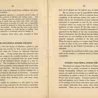          pp 42-43 day pre-vocational for boys; evening vocational for girls
   