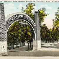 Postcard: North Bergen, NJ, Columbia Park