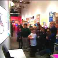          Robin Westervelt and school class
   