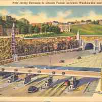 Postcard: Lincoln Tunnel, Weehawken, NJ