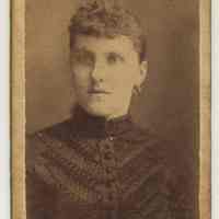 Minette photo: unknown woman, Lay studio, Hoboken, n.d., ca. 1880-1892.