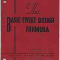 The Basic Sweet Dough Formula. 11th Edition. (Fleischmann