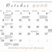          October 2006 calendar
   