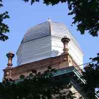 Digital images, 5, of exterior of Hoboken Public Library; dome and main entrance, Hoboken, August 8, 2004.