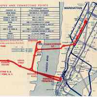          detail side 2, Hudson & Manhattan Railroad map (H & M; Hudson Tubes)
   