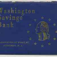 Bankbook: Washington Savings Bank, Washington St. at First St., Hoboken, N.J.; Hans;1977-1978.