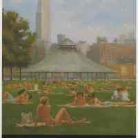 Postcard: Raymond Smith: Figures & Landscapes. HHM Upper Gallery exhibit, Sept.-Nov., 2007.