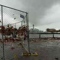 Color photos, 50, of Hurricane Sandy damage & recovery efforts in Hoboken taken by Sterne Slaven, Oct. 29-ca. Nov. 10, 2012.