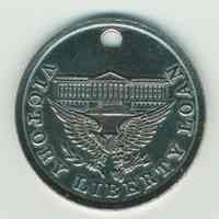 Victory Liberty Loan medal awarded by the U.S. Treasury, WWI. Ca. 1918.