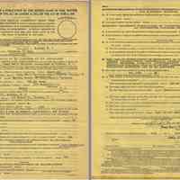          Post Office application form pp 1 + 2, Hoboken, Dec. 10, 1946
   