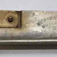          side 1, detail: Woburn mark
   