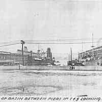 File with photocopied reference materials about the North German Lloyd Line, no date.