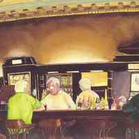 Color Postcard: Elysian Cafe, Hoboken, NJ, 1986