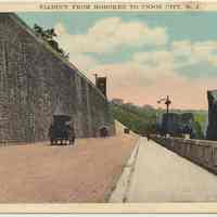 Postcard: Viaduct from Hoboken to Union City, N.J. No date, ca. 1925.