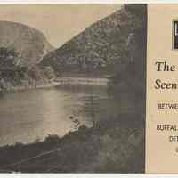Ticket envelope: Lackawanna Railroad, issued for travel leaving N.Y., Thursday, Nov. 1, [1945].