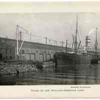          [8] Docks of the Holland-American Line; Steamer Statendam
   