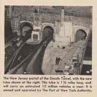          detail photo lower right of New Jersey portal of Lincoln Tunnel
   