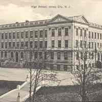 Postcard: Dickinson High School, Jersey City, NJ