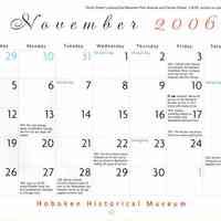          November 2006 calendar
   