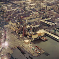          Color aerial photo of General Foods, Maxwell House Coffee plant, Hoboken, n.d., ca. 1960-1980. picture number 4
   