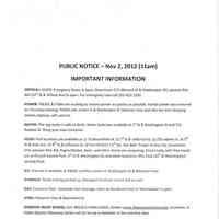          Memo, City of Hoboken: HURRICANE SANDY CHRONOLOGY & SEQUENCE OF EVENTS; Dec. 3, 2012. picture number 51
   