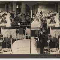 Stereoview: 14183 Nursing Wounded Heroes Back to Health, Convalescent Hospital No. 5, N.Y. Underwood & Underwood. N.d., ca. 1919-1920.