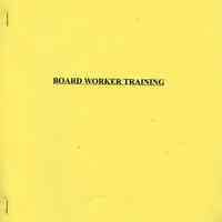          front cover: Board Worker Training
   