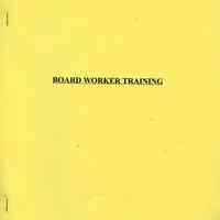 Manual: Hudson County (New Jersey) Board of Elections. Board Worker Training. N.d., used at polling station, Nov. 5, 2013 General Election.