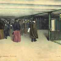 Postcard: Railroad, Hoboken, NJ